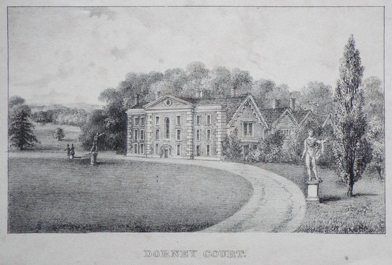 Lithograph - Dorney Court.